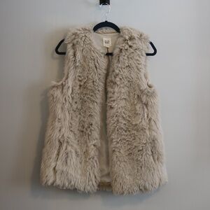 New Without Tags - Gap Fur Tunic Length Vest